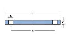 Drawing for 3.00" BS10 E BLIND 316/L